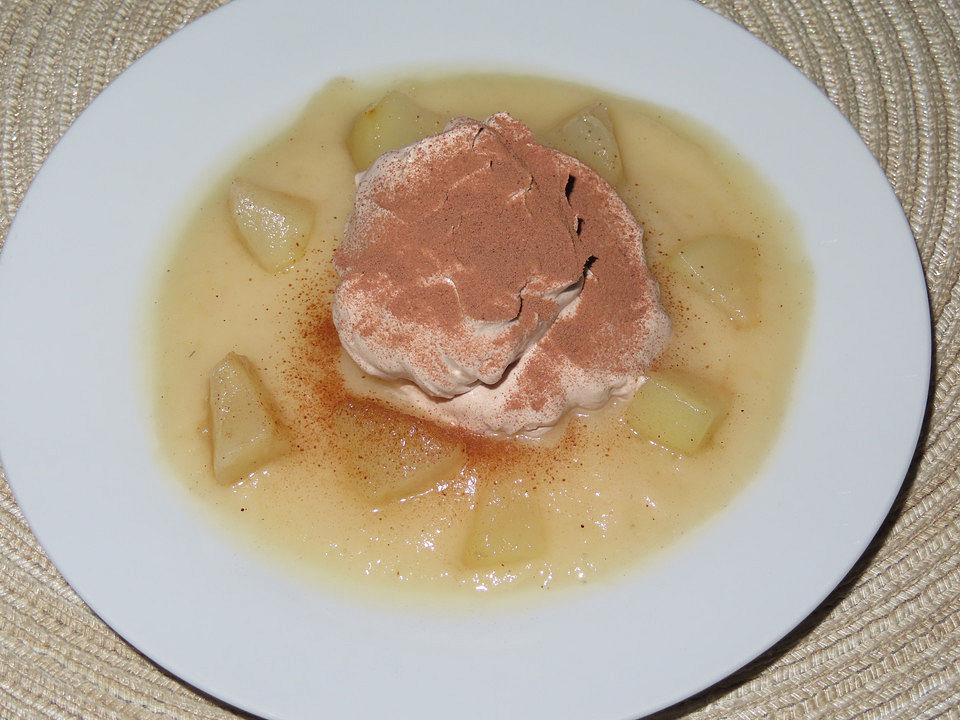 Nougatcreme mit Birnensauce von lisi68| Chefkoch