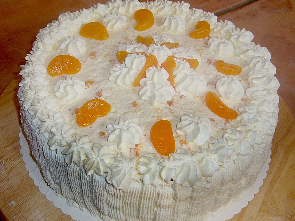Käse - Sahne - Torte mit Mandarinen von Sa-Su8| Chefkoch