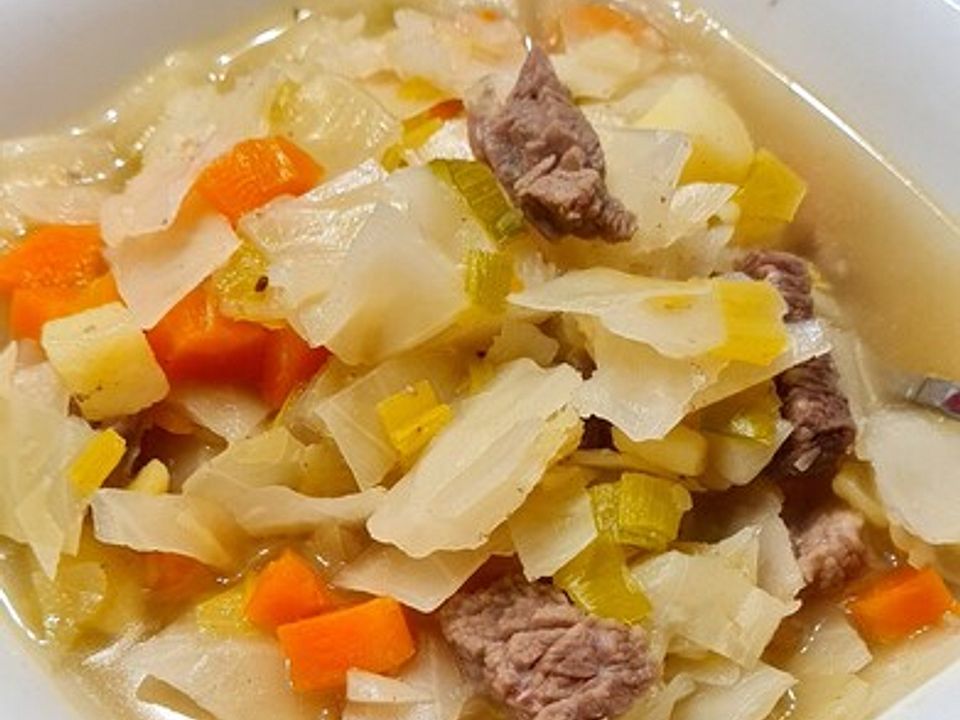 Weißkohleintopf mit Rindfleisch von Kochwichtel007| Chefkoch