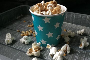 Leckeres und süßes Popcorn