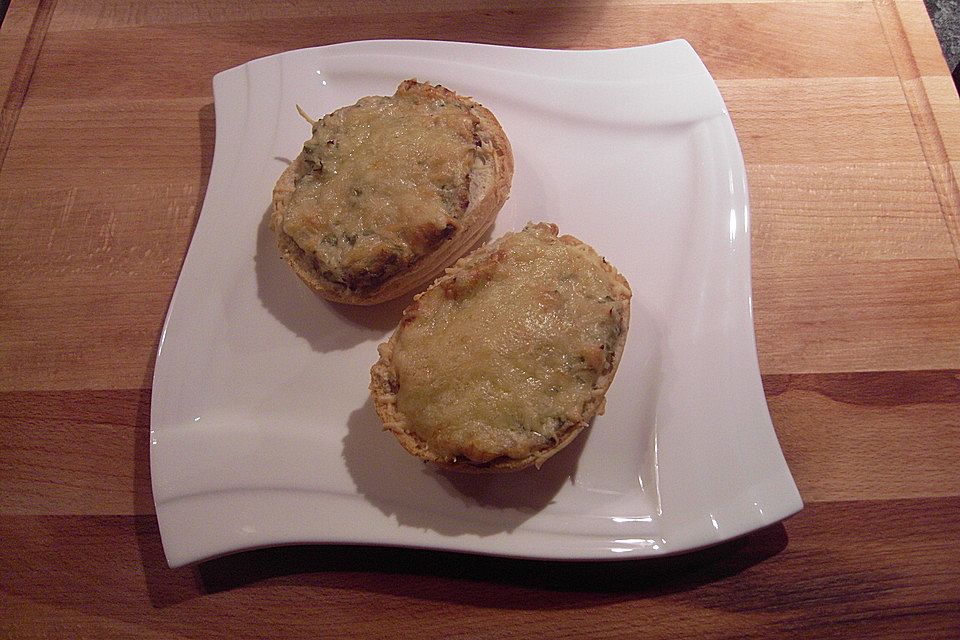 Schmandbrötchen mit Thunfisch