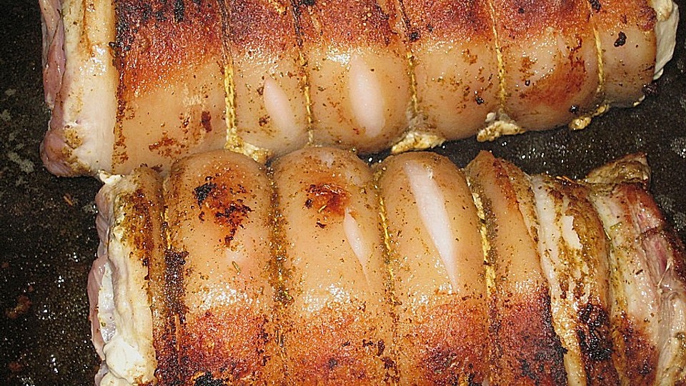 Spanferkel Rollbraten A La Montania Von Macschlenhoff Chefkoch 
