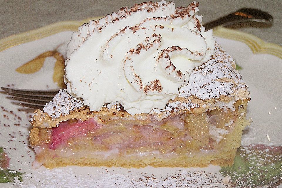 Rhabarber-Baiser-Kuchen