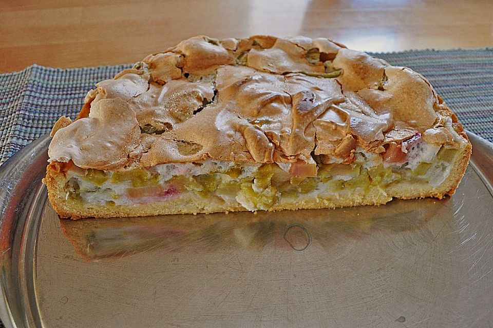 Rhabarber-Baiser-Kuchen