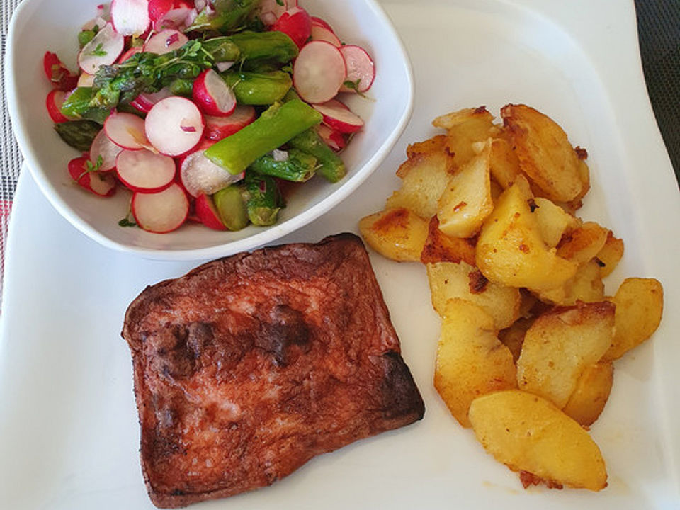 Radieschen - Kresse - Salat mit Leberkäse von Wüstensohn | Chefkoch