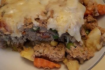 Buttergemüse - Hackfleisch - Auflauf