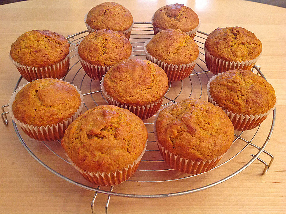 Kürbismuffins mit Vollkornmehl von souzel| Chefkoch