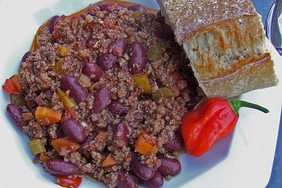 Chile con carne de la casa