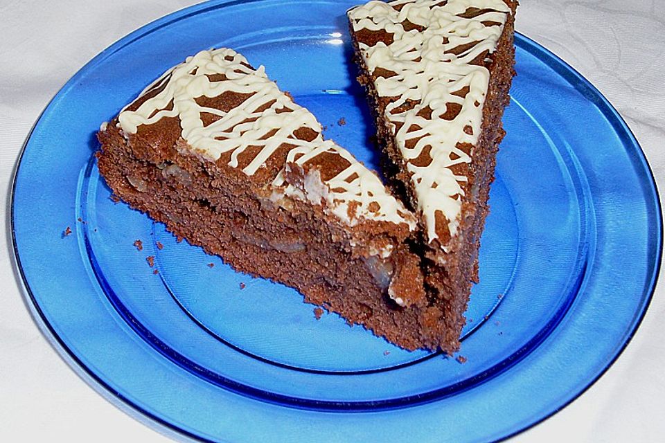 Birnen - Nutella - Kuchen