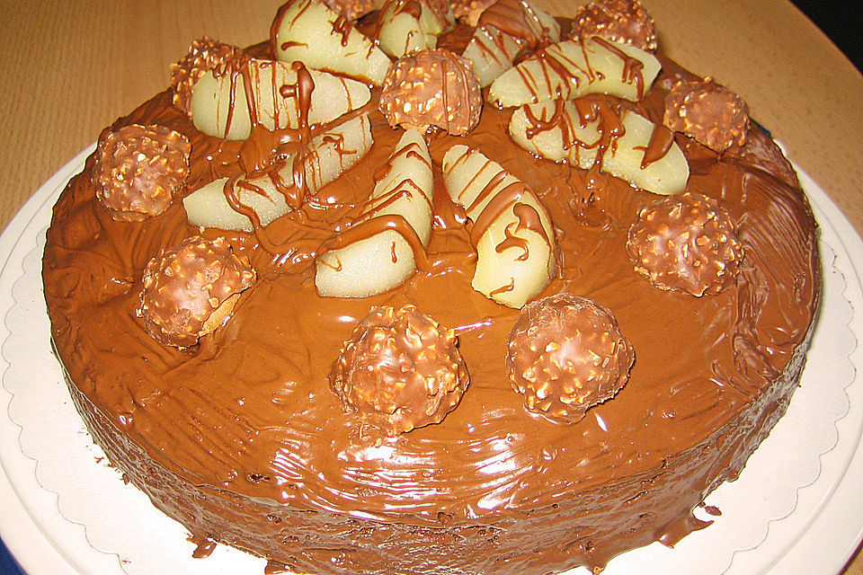 Birnen - Nutella - Kuchen