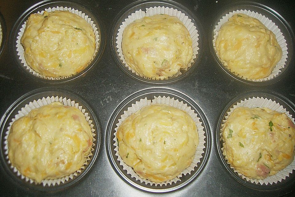 Kürbismuffins mit Pancetta