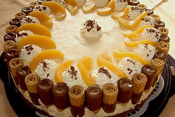 Eierlikör - Pfirsich - Torte