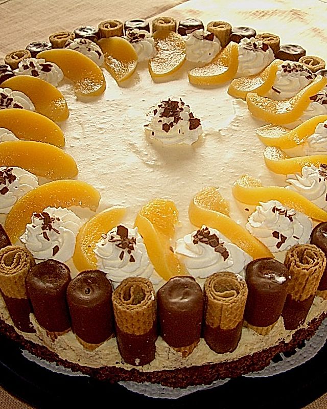 Eierlikör - Pfirsich - Torte