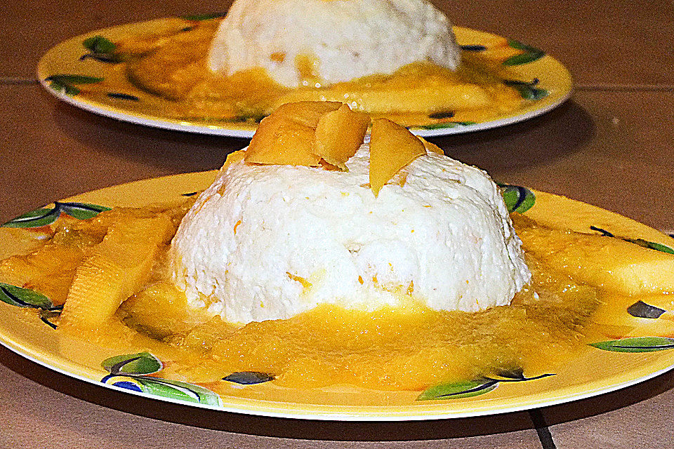 Grieß - Mango - Flammeri