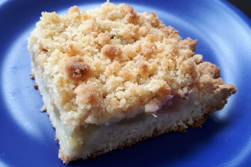 Pflaumenkuchen aus Quarkölteig mit Streuseln