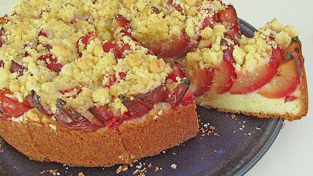 Pflaumenkuchen aus Quarkölteig mit Streuseln von Anne_23