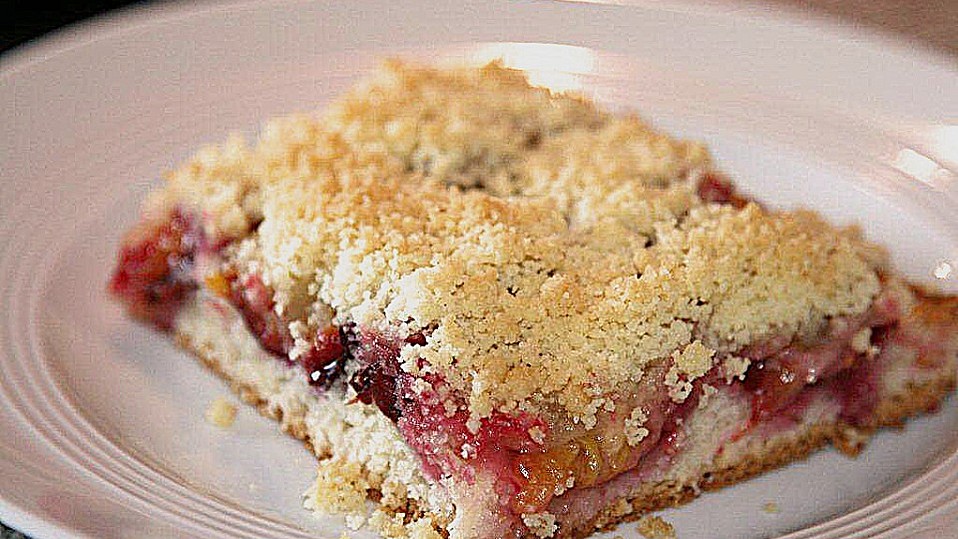 Pflaumenkuchen aus Quarkölteig mit Streuseln von Anne_23