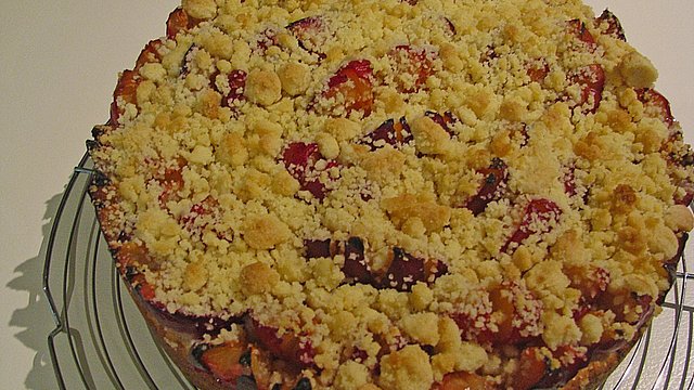 Pflaumenkuchen aus Quarkölteig mit Streuseln von Anne_23
