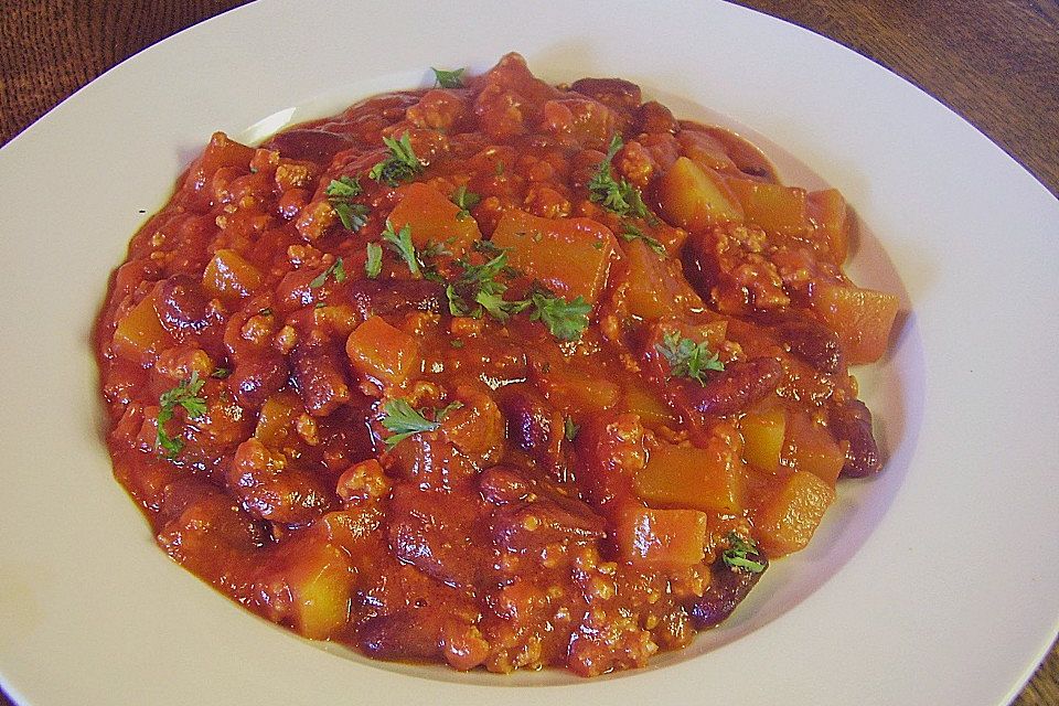 Chili con Kürbis