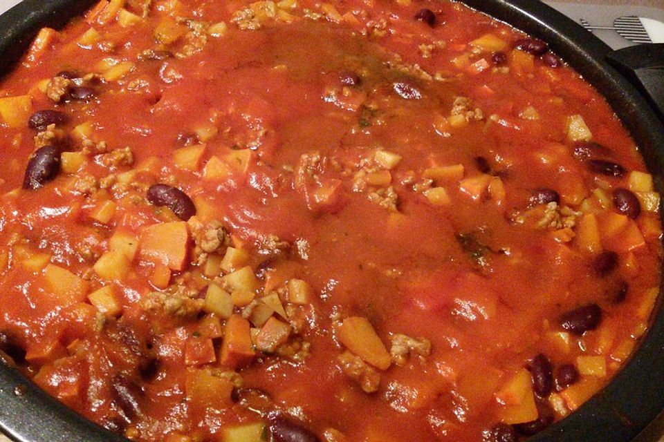 Chili con Kürbis