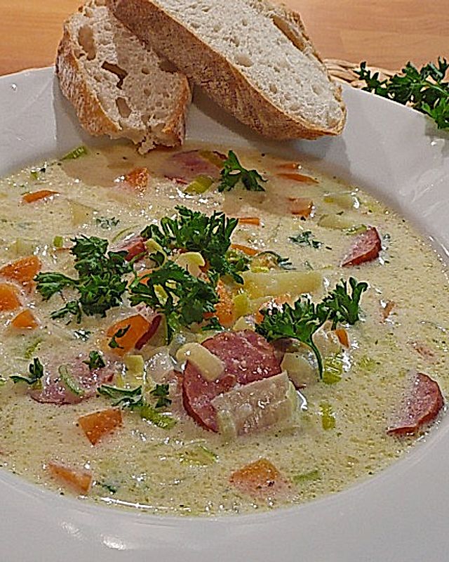 Cabanossi - Käse - Suppe