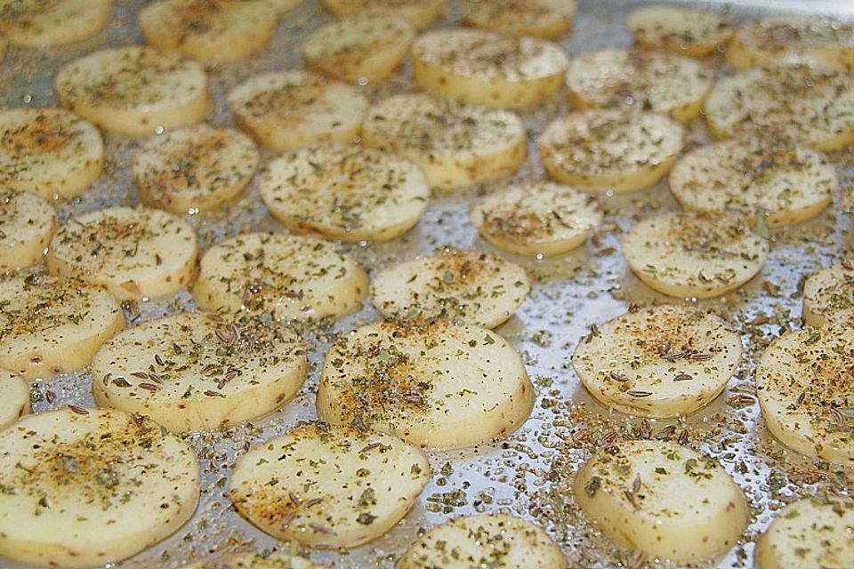 Bratkartoffeln aus dem Backofen