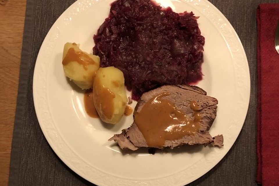 Wildschweinbraten aus dem Ofen