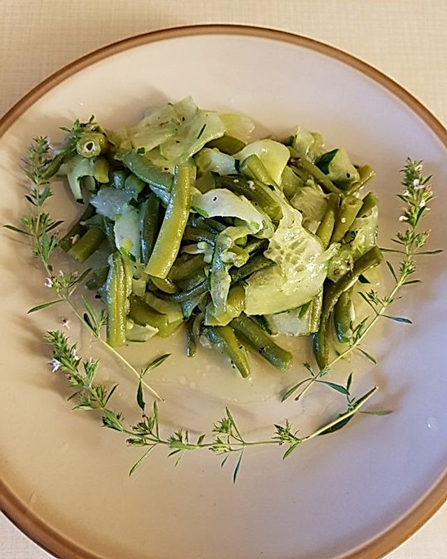 Bohnen - Gurken - Salat