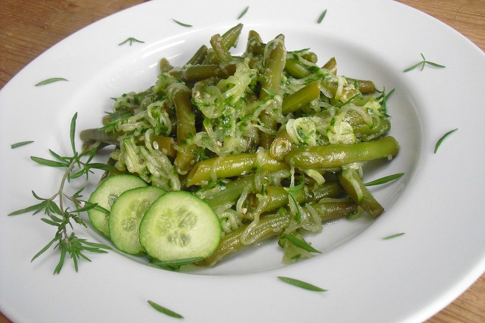 Bohnen - Gurken - Salat