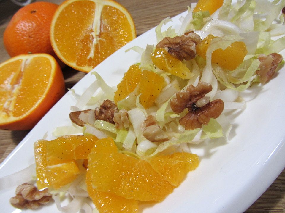Chicoréesalat mit Orangen von sonnenschweif | Chefkoch