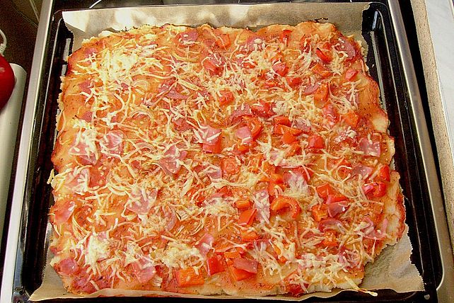 Einfache Kartoffelpizza von anniroc| Chefkoch