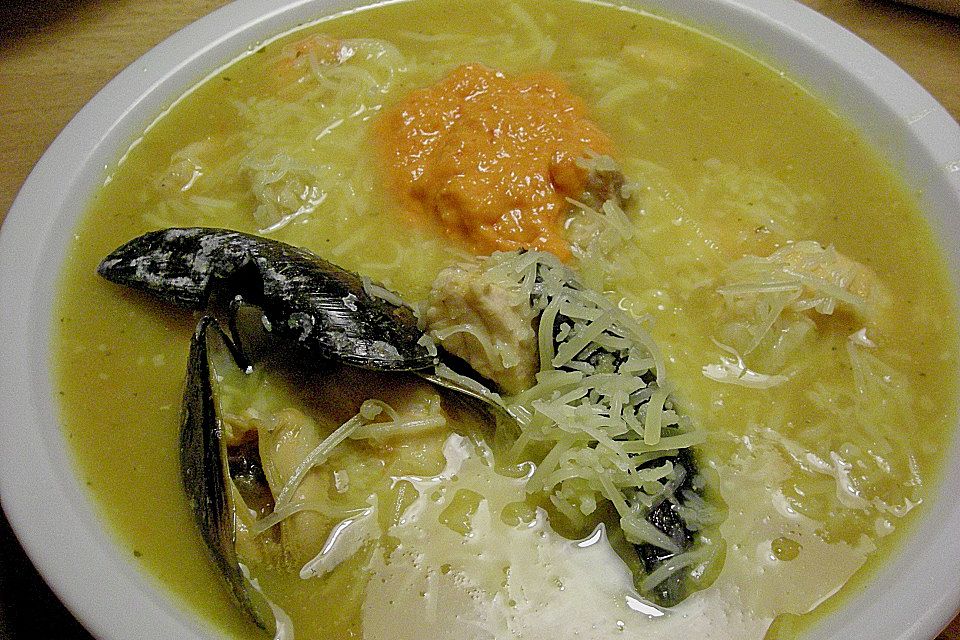 Fischsuppe mit Rouille