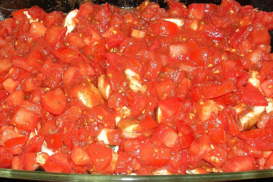 Tomaten - Zwiebel - Auflauf