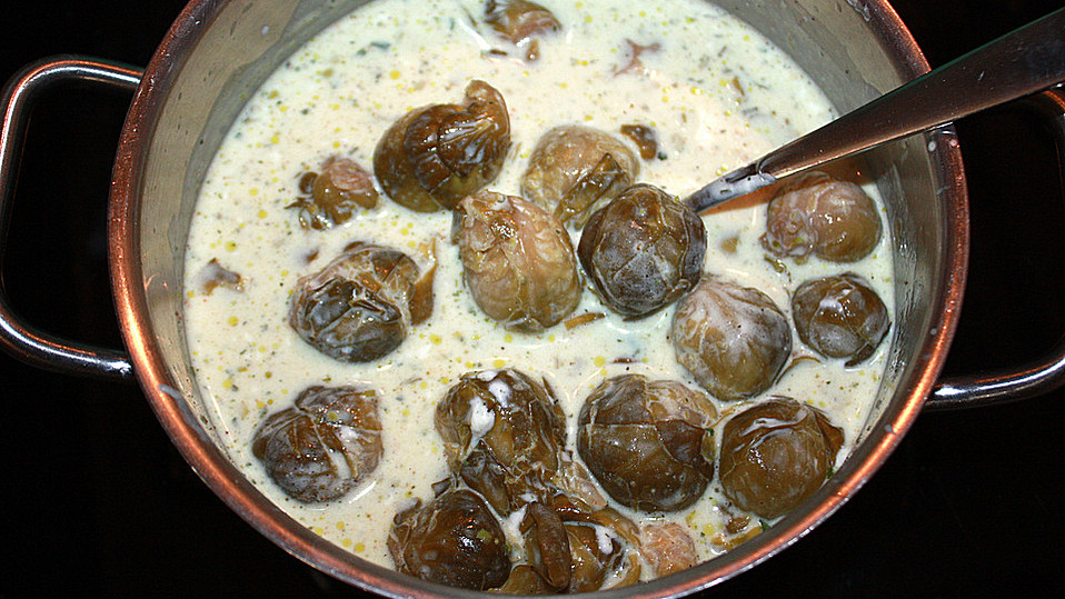 Rosenkohl in Käsesauce von brotkrümmel