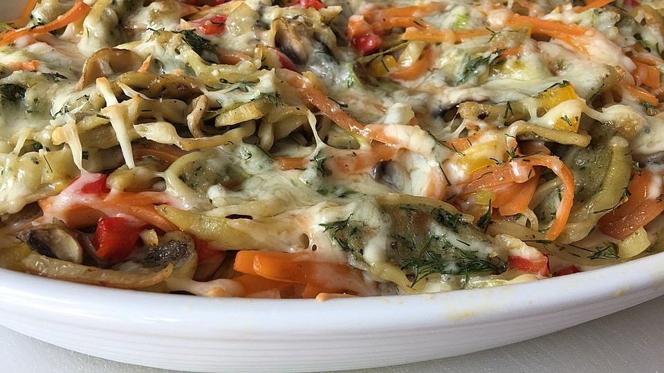 Schneller Maultaschen - Gemüseauflauf von Joannya02| Chefkoch