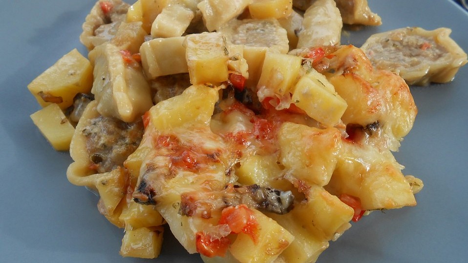 Schneller Maultaschen - Gemüseauflauf von Joannya02