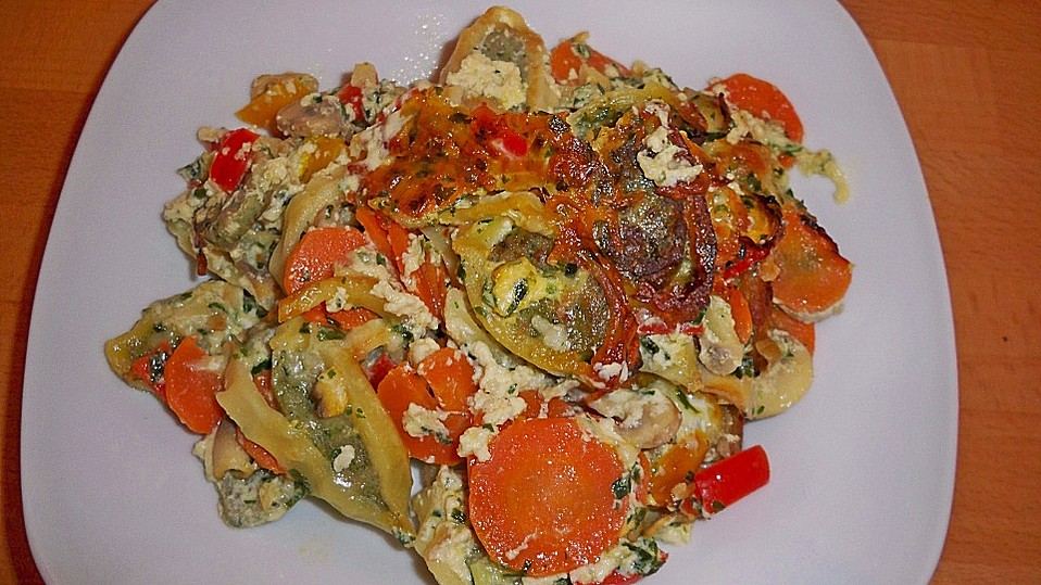 Schneller Maultaschen - Gemüseauflauf von Joannya02