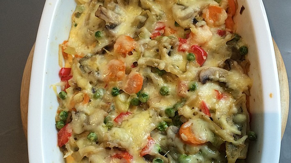 Schneller Maultaschen - Gemüseauflauf von Joannya02