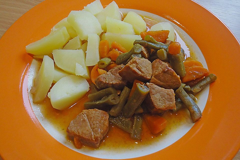 Portugiesisches Bohnengulasch