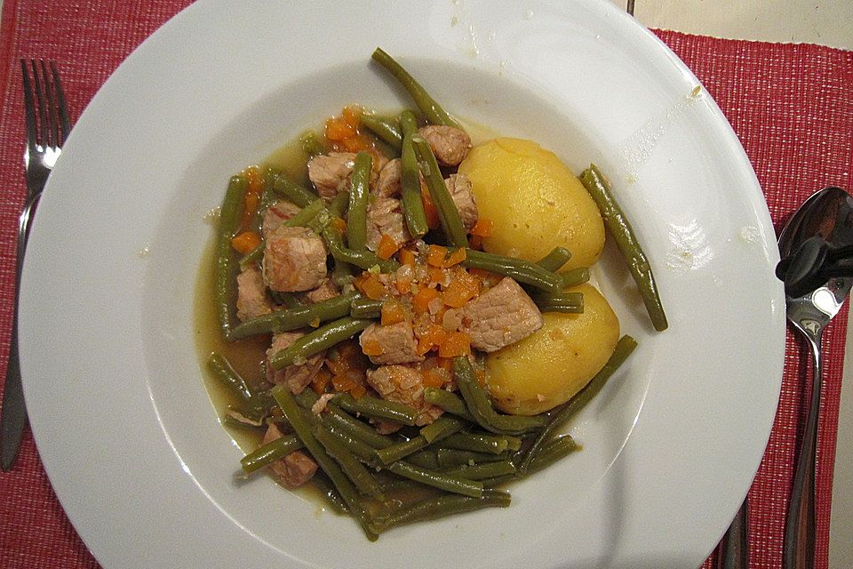 Portugiesisches Bohnengulasch