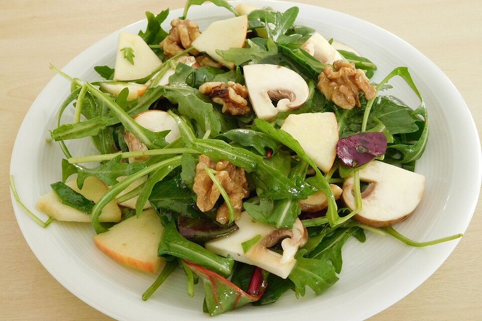 Apfel - Rucola - Salat