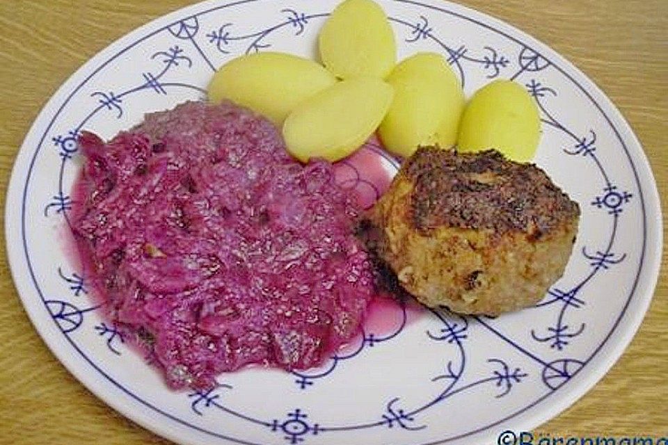 Apfelrotkohl