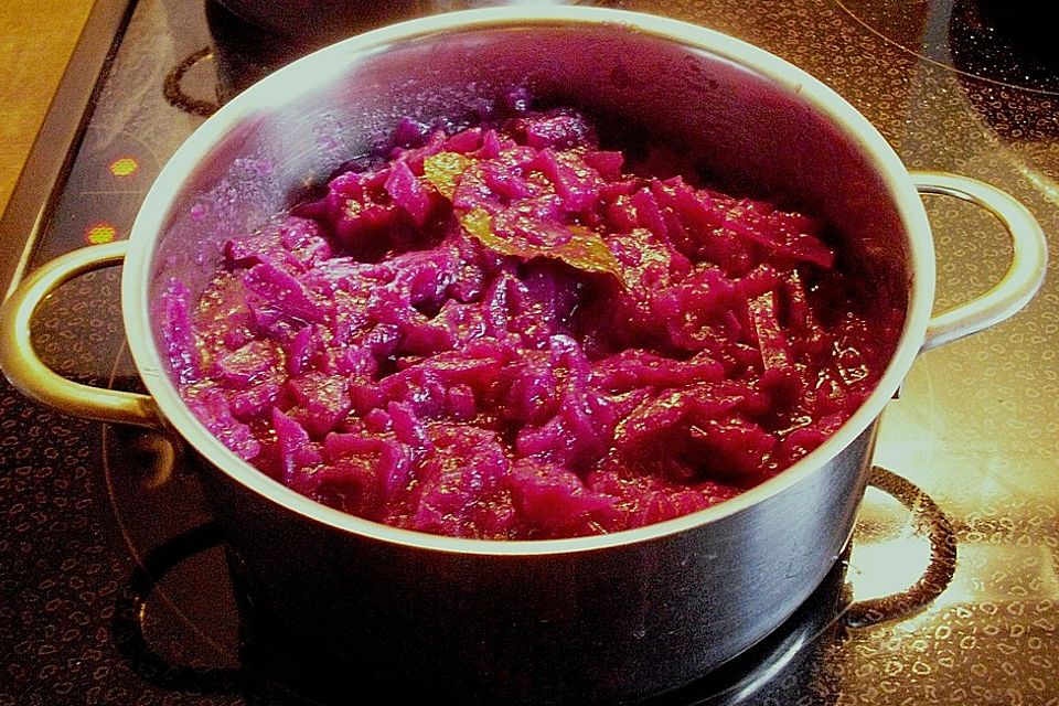 Apfelrotkohl