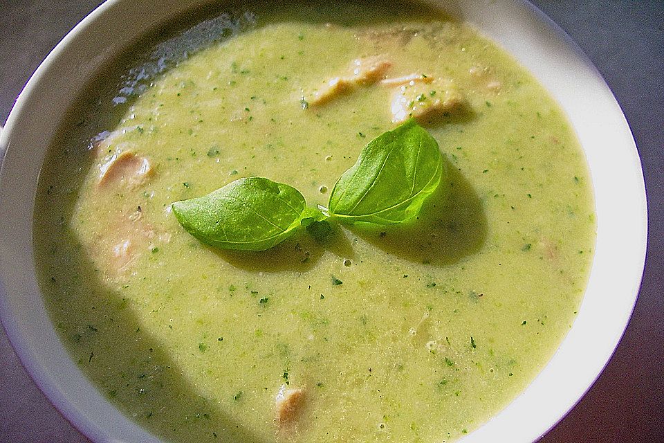 Zucchinicremesuppe