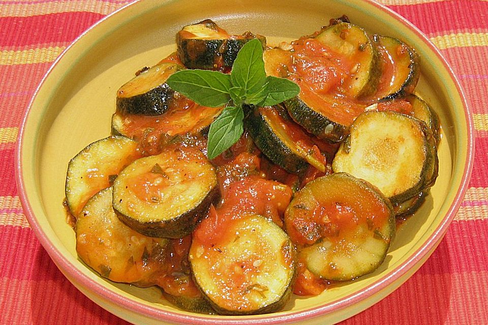 Zucchini - Tomaten - Gemüse