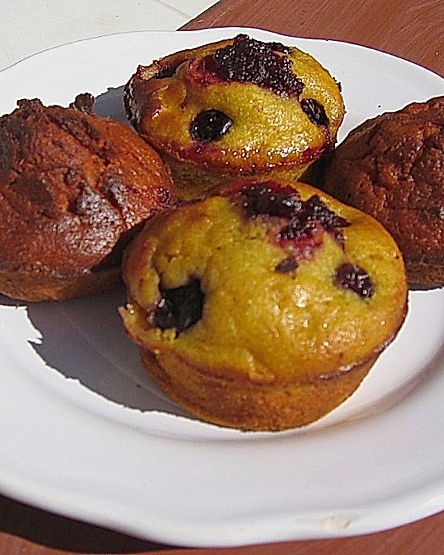 Kürbis - Muffins mit Rote  Bete - Konfitüre