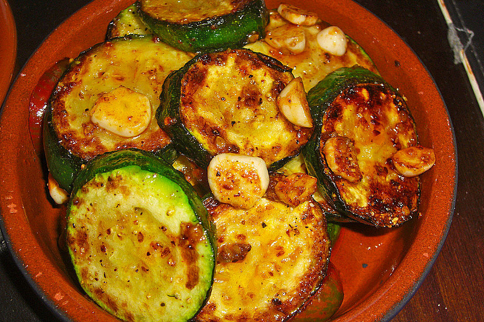 Gebratene Zucchini