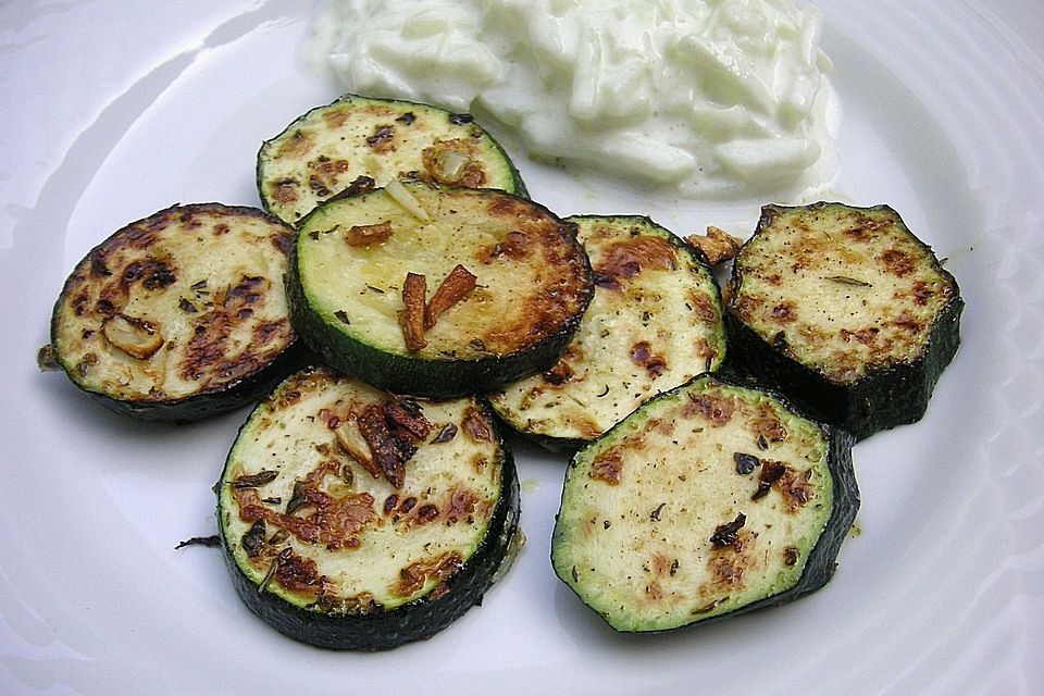 Gebratene Zucchini