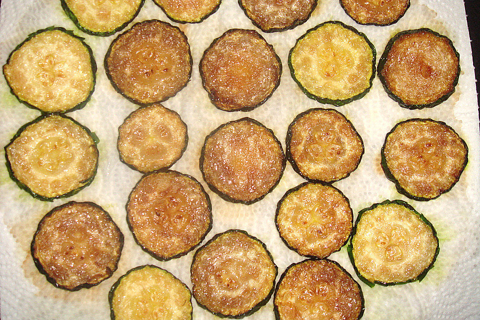 Gebratene Zucchini