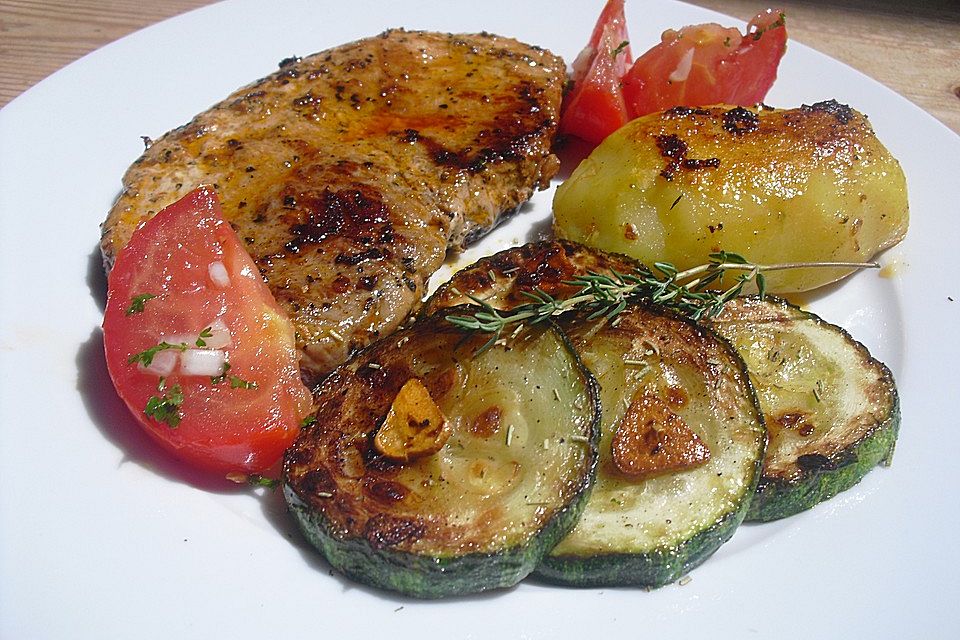 Gebratene Zucchini